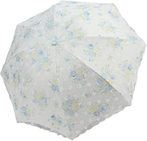 折りたたみ傘 晴雨兼用 花柄 レース レディース 日傘 UVカット 可愛い おしゃれ 8本骨 丈夫 耐強風 手開き 折り畳み傘 通勤 コンパックト 母の日 収納カバー付 携帯便利 紫外線遮断 遮光 お｜IKYUWA店