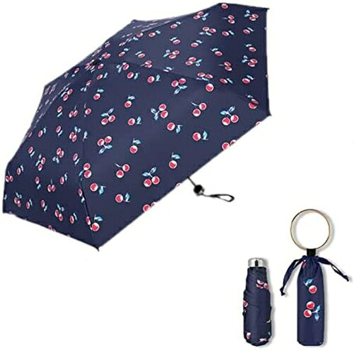 日傘雨傘 折りたたみ傘 遮光率100% 6本骨 折り畳み uvカット 遮光 遮熱 5つ折りの傘 UPF50+ 軽量 紫外線遮断 日焼け防止 熱中症対策 ハンドバッグ 梅雨対策 レース 可愛い プリンセ