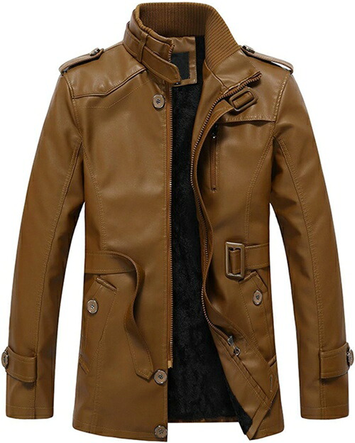 レザージャケット 裏起毛 メンズ PU革ジャン ライダースジャケット 細身 春秋服 アウター バイクジャケット 立ち襟 防寒着 保温 防水 パンク風 ヴィンテージ 紳士服 ビッグサイズ スリムフィット｜IKYUWA店