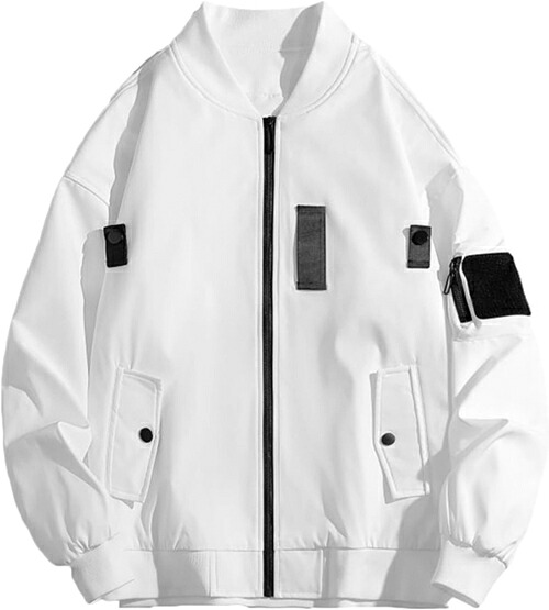 メンズ フライトジャケット カジュアル 作業 カーゴジャケット 防風防寒 春秋服 ジッパー ブルゾン カッコイイ スタジャン 大きいサイズ アウター トップス ジャンパー サイクリング 山登り 釣る