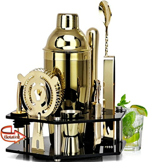 シェーカー ステンレス 14点セット 業務用750ml カクテル シェイカー バーテンダー セット カクテルセットバーテンダー 最高ツール ステンレス製 カクテルセット バーテンダーキット ホームバー