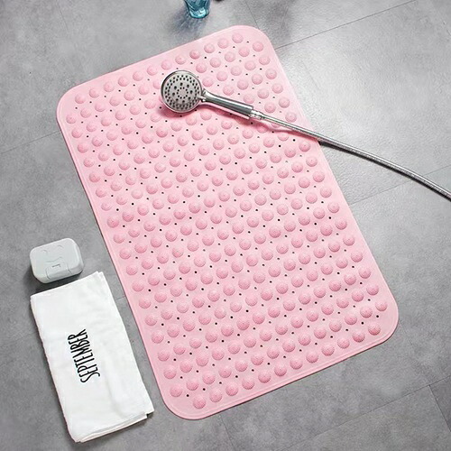 お風呂 滑り止めマット バスマット 浴槽内 マッサージマット 80CM×120CM 吸盤つき 転倒防止 シャワーマット 洗い場 耐久性 pvc 柔らかい 老化防止 防臭 清潔 丸洗い 浴室 洗面所 脱