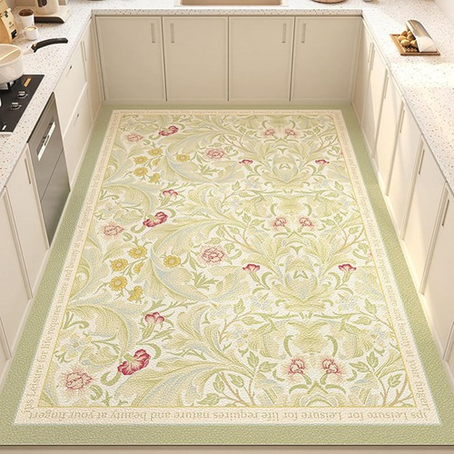 キッチンマット 拭ける PVC 洗濯不要 お手入れ簡単 60*90cm 厚5mm 防水 PVCキッチンマット 厚手 クッションフロア モダン 拭けるキッチンマット キッチン 負担 軽減 水拭き 北欧 5,280円