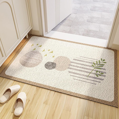 玄関マット 屋外 100x120cm 泥落とし スタイル1 幾何学柄 エントランスマット 水洗いOK すべり止め 汚れにくい 泥落としマット ドアマット 大判 大きいサイズ おしゃれ 泥除け 滑り止め