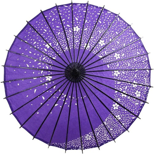 和傘 コスチューム用小物 紫 長さ約85cm