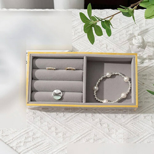 ジュエリーボックス アクセサリーケース すっきり 木製 大型 ケース アクリル リング ブレスレット ネックレス イヤリング ドレッサートップ ピアス ビーズ 宝石箱 大容量 頑丈 女性 小物置き エ
