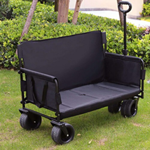 キャリーワゴン ポータブル 大容量 高耐荷重 折りたたみ キャリーカート アウトドア キャンプ レジャー 釣り 運動会 ショッピングカート 360°回転 台車 静音 コンパクト 座れる トロリー 家庭