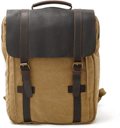 登山リュックサック キャンバス メンズ 42*31*11cm 大容量 多機能 バックパック デイパック ザック ビジネス スポーツ アウトドア 通学 通勤 旅行 出張 カジュアル レトロ おしゃれ