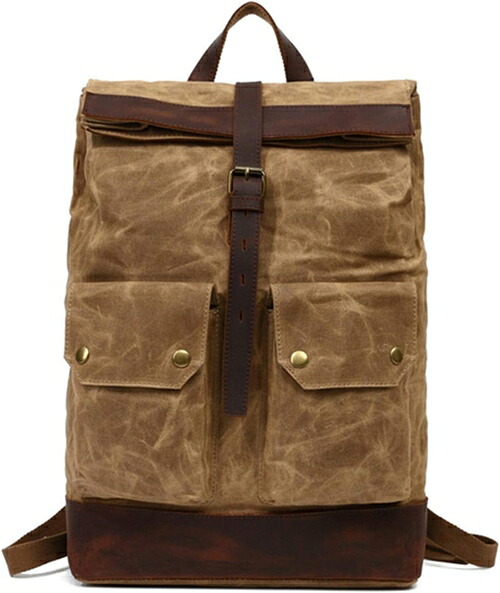 リュック キャンバス レトロ 4色展開 44*31*12cm 大容量 丈夫 耐摩耗 多機能 バックパック 登山リュックサック デイパック ザック ビジネス スポーツ アウトドア 通学 通勤 旅行 出張