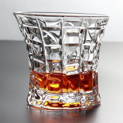 ウィスキーグラス クリスタルガラス 250ml ロックグラス おしゃれ ドリンク バーボン スコッチ カクテル コニャック ブランデー プレゼント 敬老の日 退職祝い ラム酒 ロックグラス ブランデー