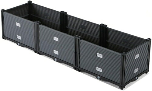 プランターボックス 大型プランター 150*40*33 可塑性物質 矩形 09 真四角 脚付き添い人プランター ウッドデコ プランター 蔬菜作りだす 花 今めかしい 身寄り家庭菜園 回廊の花やしき 室外 分け取り プラ