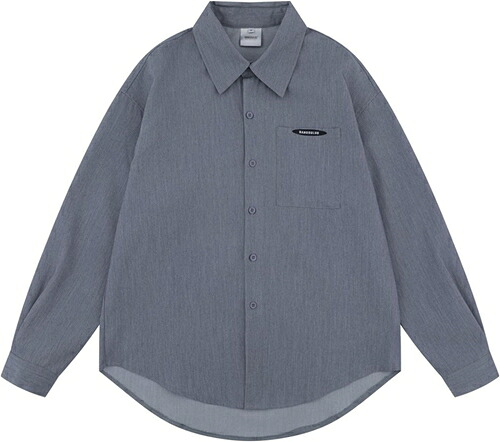 長袖シャツ メンズ カジュアルシャツ シャツジャケット カッターシャツ レトロ 春夏服 軽い ビッグシルエット 韓国 ファッション 汗染み防止 ボーイズ 普段着 日系 お出かけ ストリート