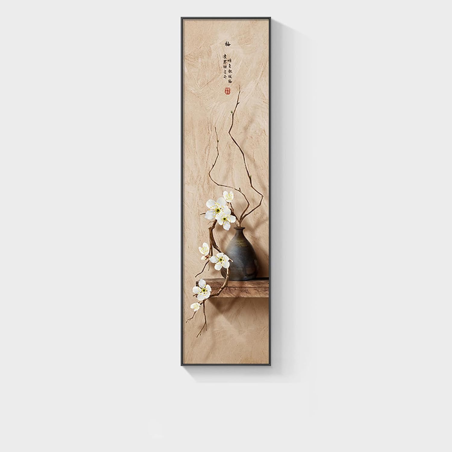 図面 飾りつけ 室内装飾 部屋の入り口 癒し 青写真06 風水 晴れ晴れしい絵 水彩画画 リビング 洋室 和室 花の絵 お部屋 かざり付ける 一こま 中華風 張り出し ファブリックパネル 今めかしい 30*120糎 書房
