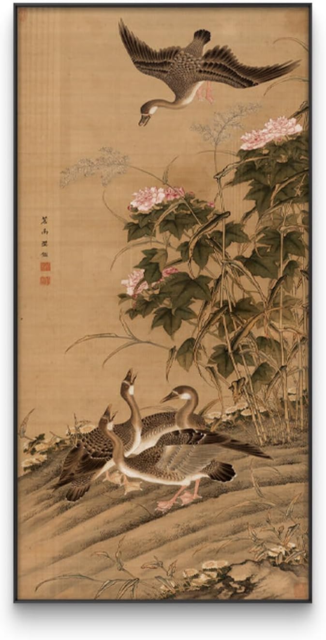 張り出し 見晴らし画 50*100糎 飾りつけ 図面 室内装飾 花 絵 壁 作物ダイアログボックス 風水 部屋の入り口 枠付き添い人の切り上げる品 リビング 臥し所 執務室 喫茶店風 青写真04 一こま オシャレ 飾りつけ絵 かざり付ける画