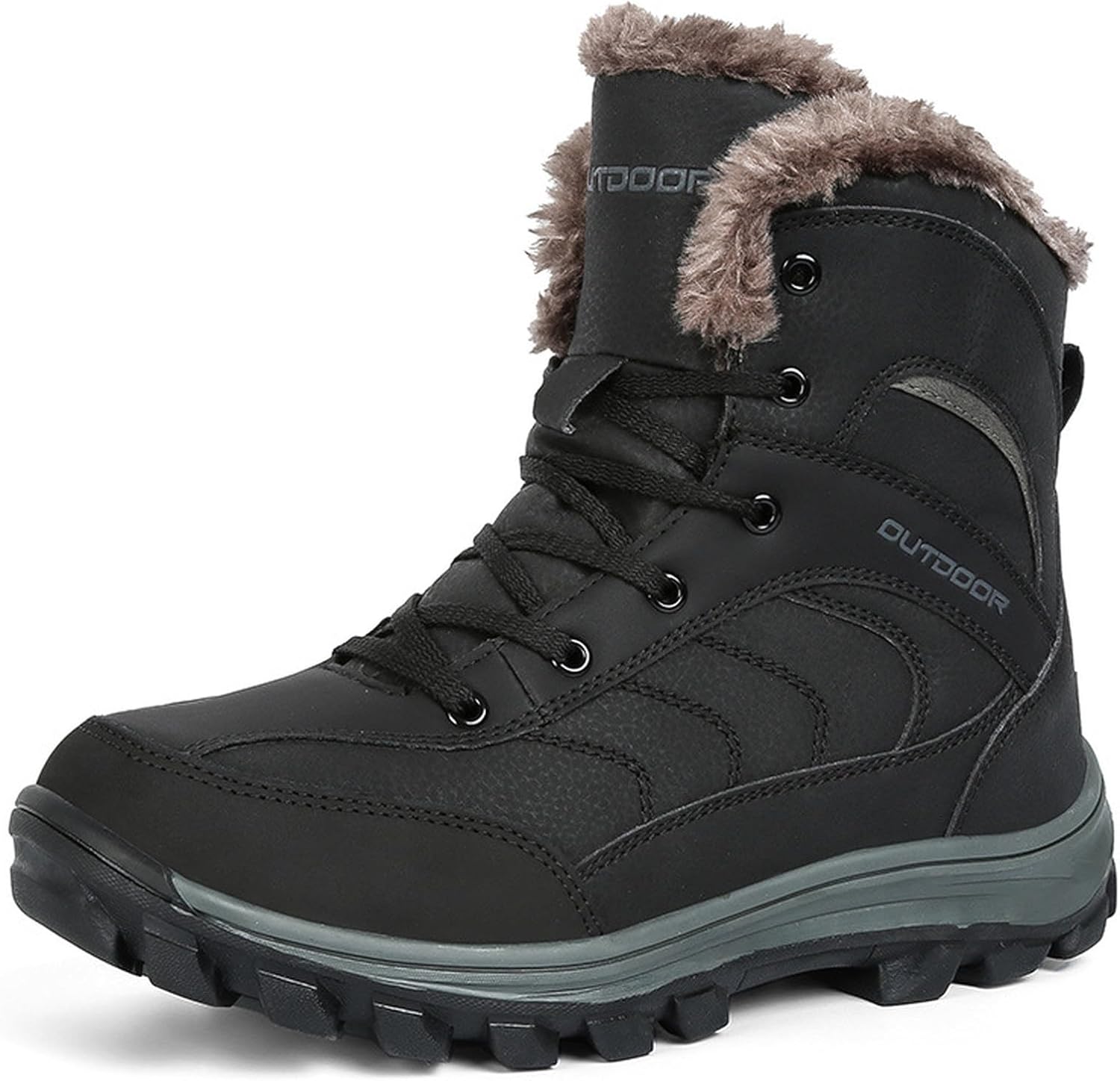 ハイキングシューズ トレッキングシューズ 防寒靴 メンズ レディース 裏起毛 登山シューズ 防水 ハイカット スポーツ 登山靴 衝撃吸収 軽量 防滑 耐摩耗性 キャンプ アウトドア