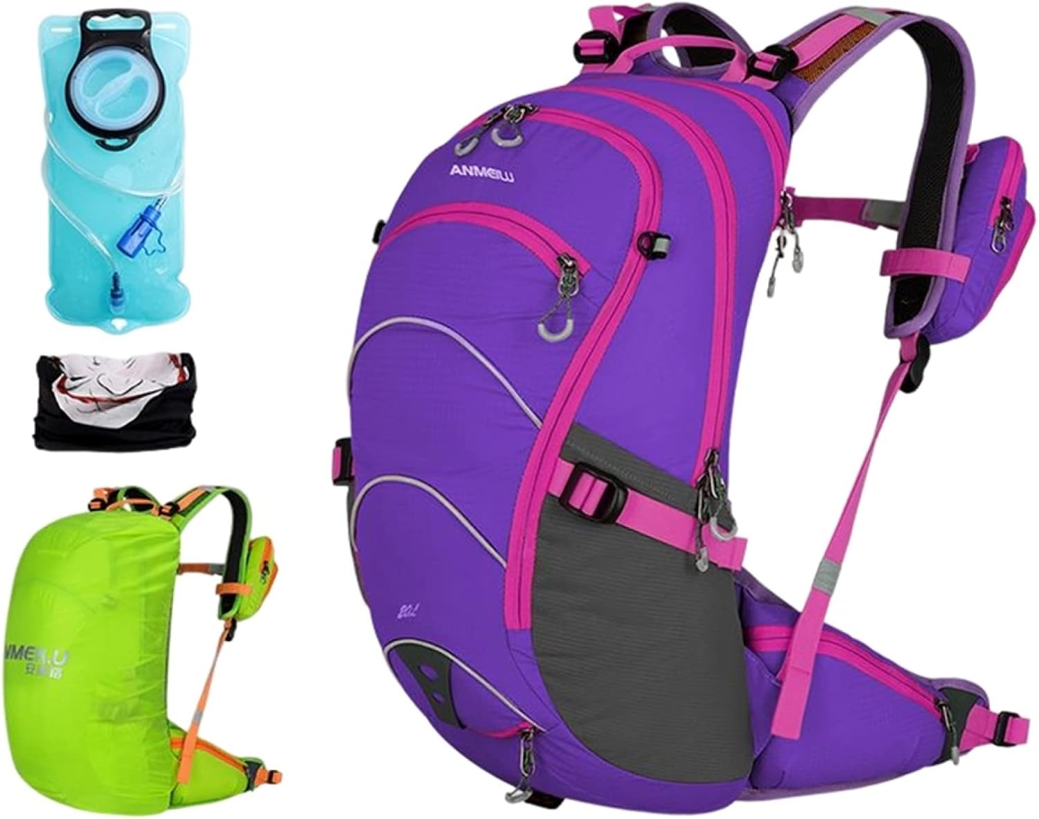 登山バッグ 20L 登山リュック 大容量 ザック 防水 バックパック リュックサック 超軽量 通気性 男女兼用 収納性 多機能 防災 旅行 アウトドア キャンプ ハイキング