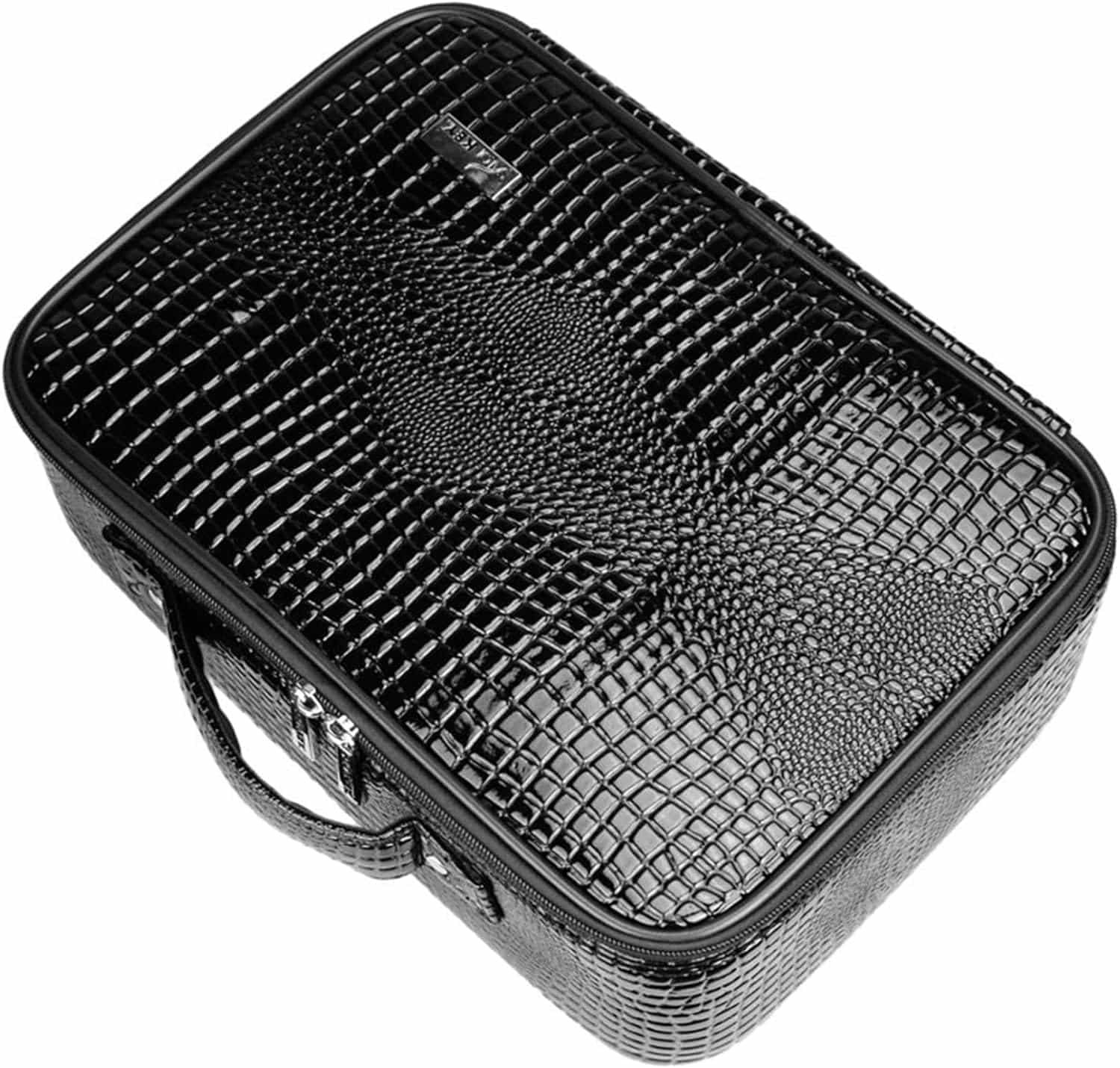 コスメボックス 収納ボックス メイク箱 大容量 化粧ケース シザーケース pu 仕切り 救急箱 プロ用 大型メイクアップキャリングケース 化粧品収納 美容師 理髪師 旅行 たくさん収納 使用便利 ファ｜IKYUWA店