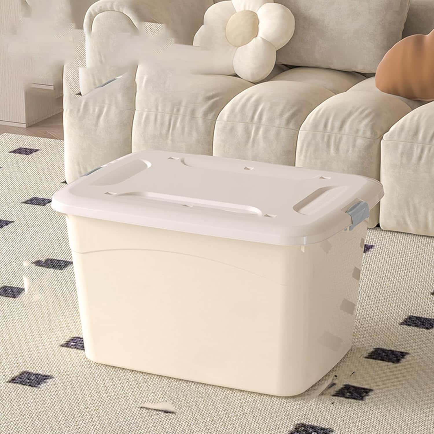 収納ボックス 収納ケース 55*39*31.5 衣装ケース 完成品 収納ボックス 押入れ収納 収納ケース プラスチック 収納ケース 深型 チェスト クローゼット 寝室 子供部屋 洗面所 ランドリーチェ｜IKYUWA店