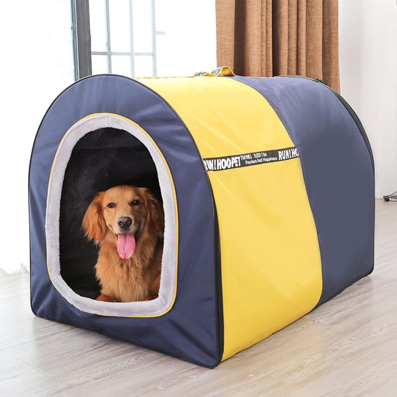 ペットベッド 犬ベッド 犬ハウス 大型犬 小型犬用 ドーム型 屋根付き 折りたたみ 冬 ペットハウス 洗える フワフワ 車載用 屋外 アウトドア 収納便利 滑り止め 可愛い 秋冬用 ペット用品 軽量
