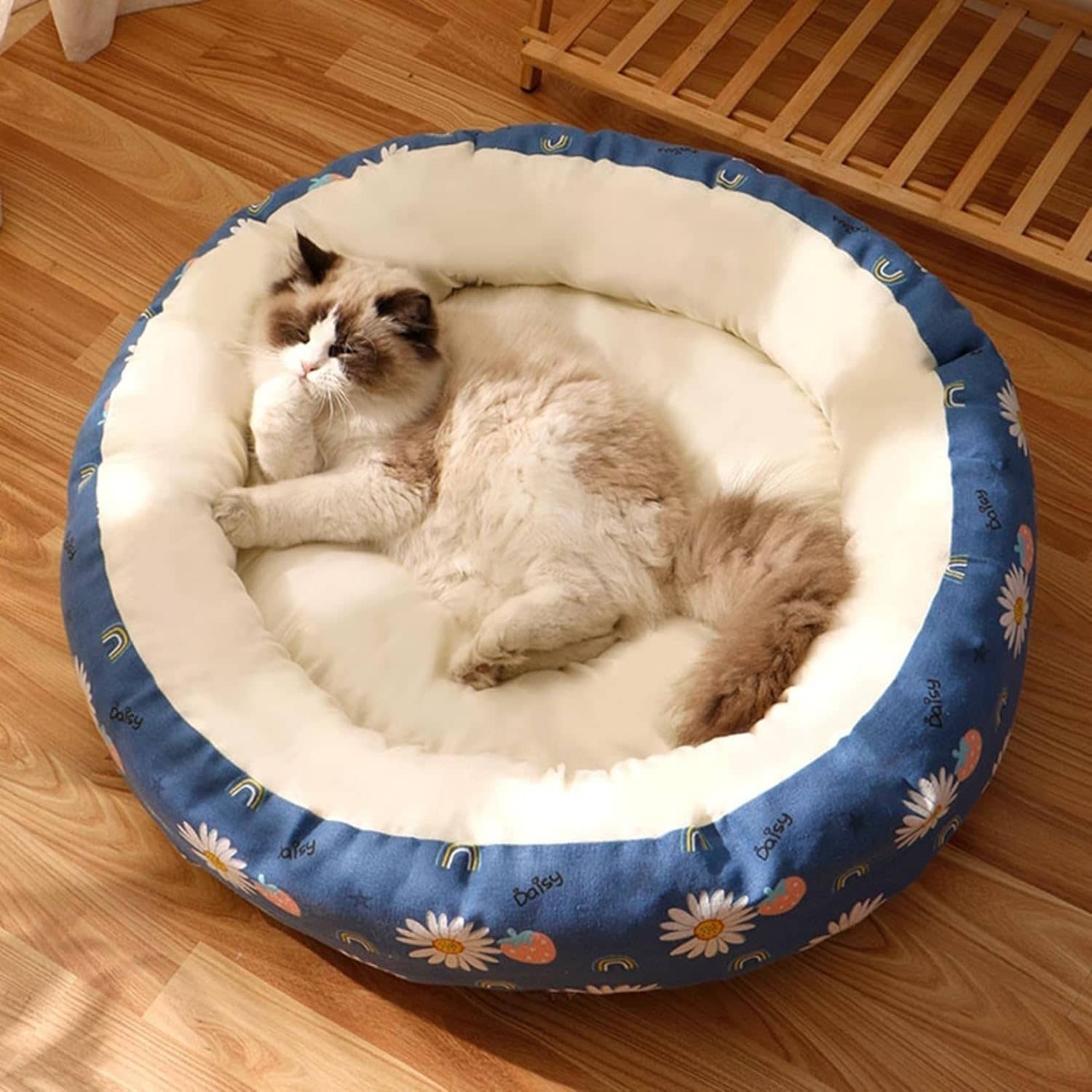 ペットベッド 犬 猫 ベッド ペットマット ラウンド型 もこもこ 犬用ベッド 通年 犬 クッション 滑り止め 猫 ベッド 冬 防寒 暖かい 犬 ベッド 洗える ペット クッション 猫 小型犬用 ペット