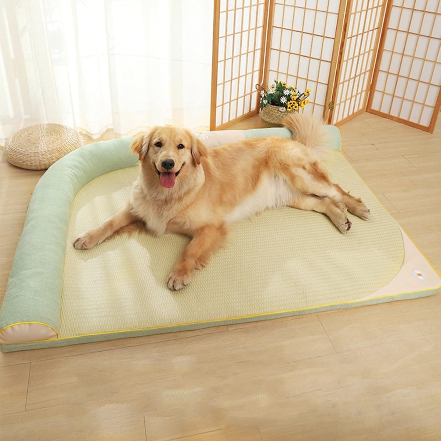犬 ベッド ペット 夏用 ソファー 洗える クッション 背もたれドッグベッド 四季通用 寒さ対策 安眠 犬 猫 寝台 マット ぐっすり眠る 休憩所 取り外せるカバー かわいい 夏用 小型犬 中型犬 グ