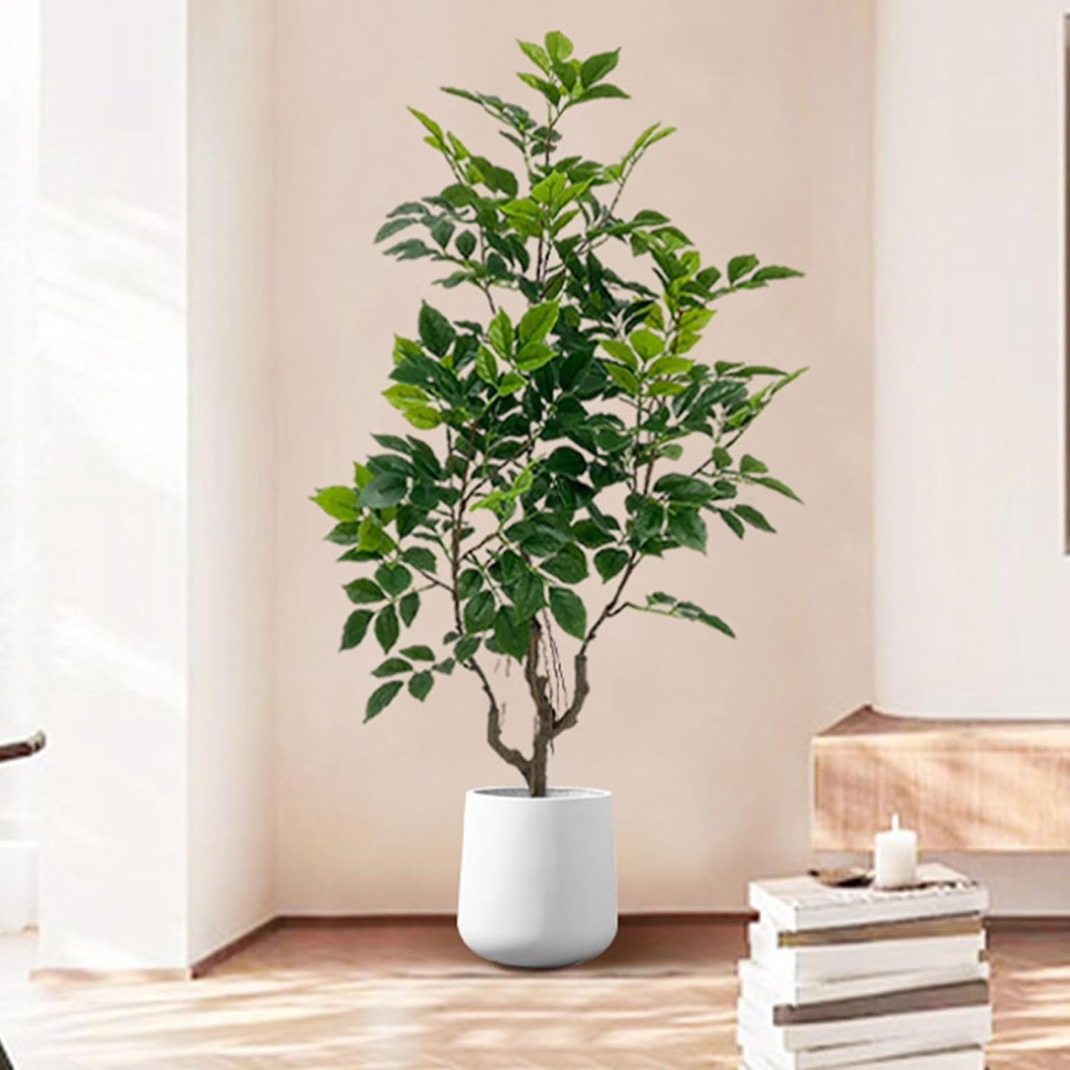 人工観葉植物 リアル ガジュマル 枯れないグリーン 本物そっくり インテリアグリーン フェイクグリーン 大型 簡単世話いらず 人工葉っぱ 人工植物装飾 観葉樹 贈り物 女性プレゼント きれい 店舗｜IKYUWA店 8,692円