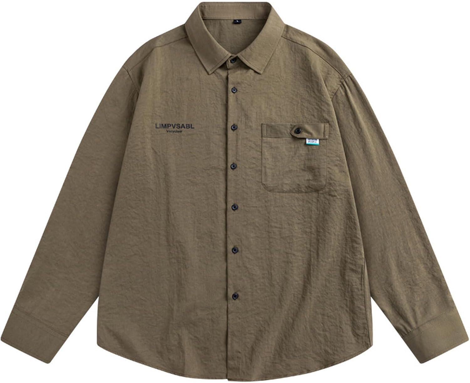 ワークシャツ 長袖 メンズ シャツジャケット M-4XL アメカジ 開襟 アウター ボタンダウン 通気性 サラサラ ワイドサイズ ゆったり ヴィンテージ風 無地 ストリート系 春夏 春服｜IKYUWA店