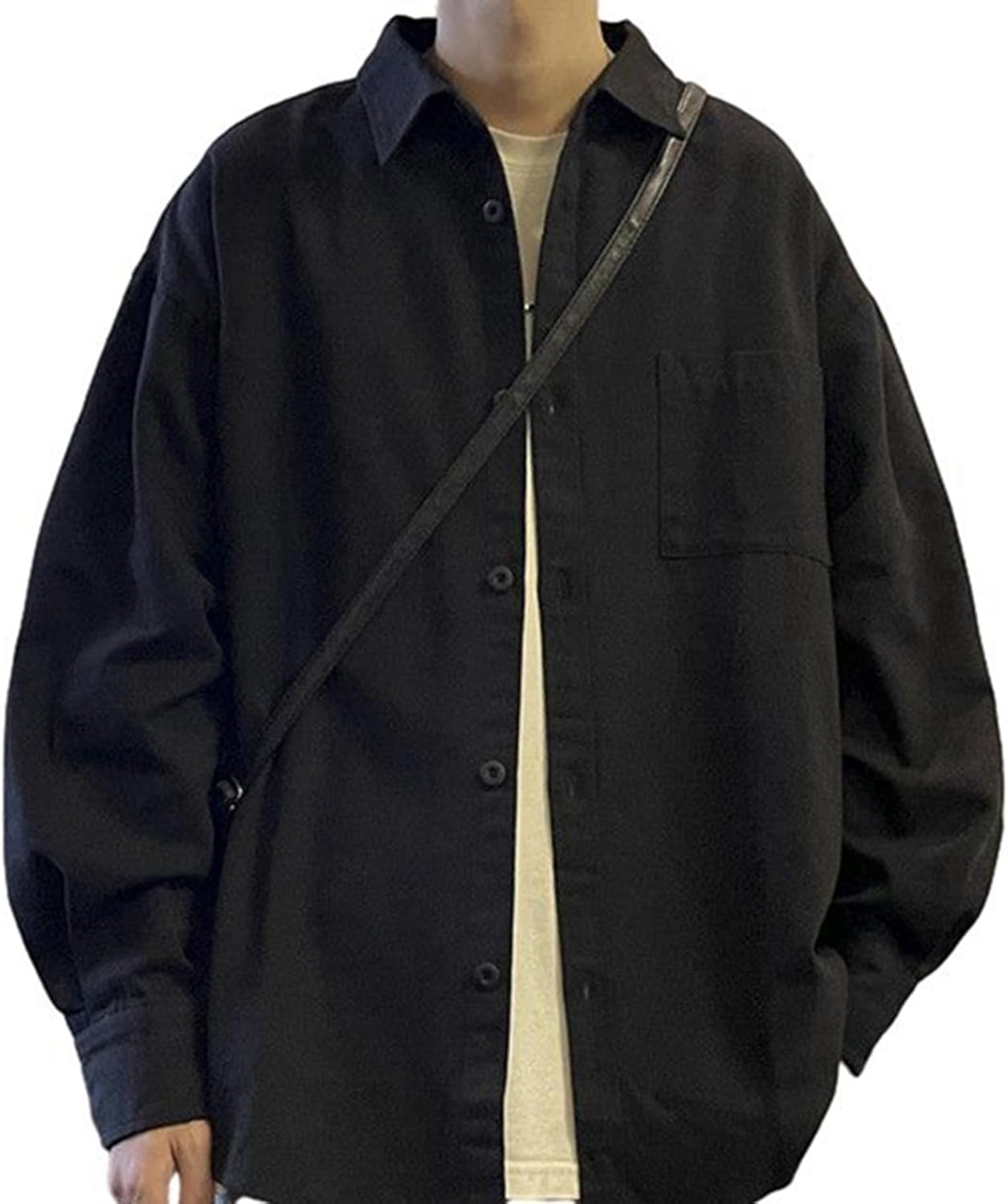 無地 長袖 綿100% メンズ 心地好いティーシャツ M-4XL 開襟ティーシャツ アメカジ アウター 日月服 名取り草落ち込む 透湿 通気性 汗色変わり押しとどめる 大層らしい大いさ ゆったり 分かりやすい 男女兼用