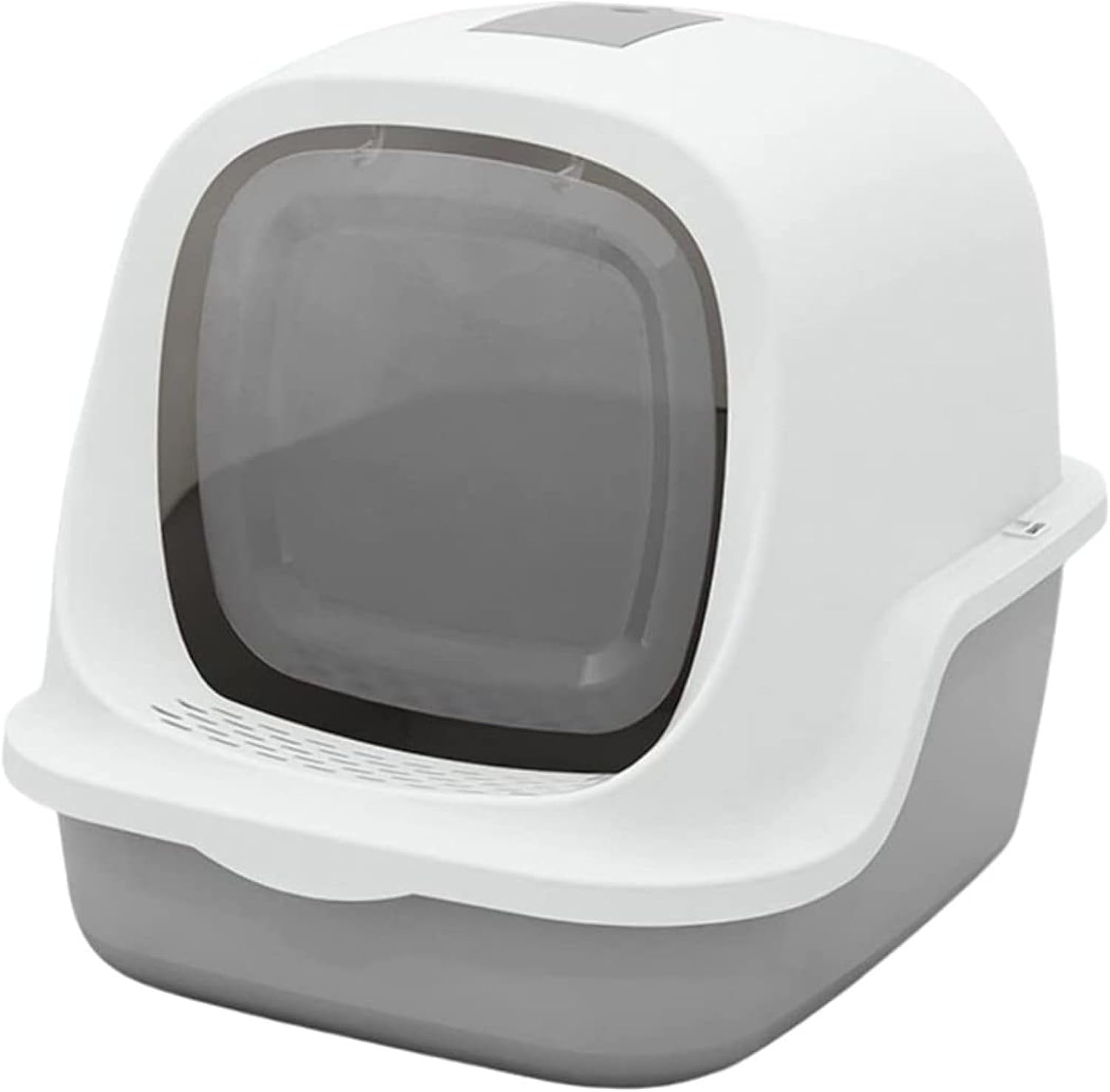 猫トイレ ドーム型 49x38x39cm 大型 猫用トイレ本体 システム 横から おしゃれ 猫用 トイレ 猫砂飛散防止 丸洗い可能 掃除簡単 軽量 いぬ猫 大きい猫 可愛い ネコトイレ 猫のトイレ ペ|IKYUWA店