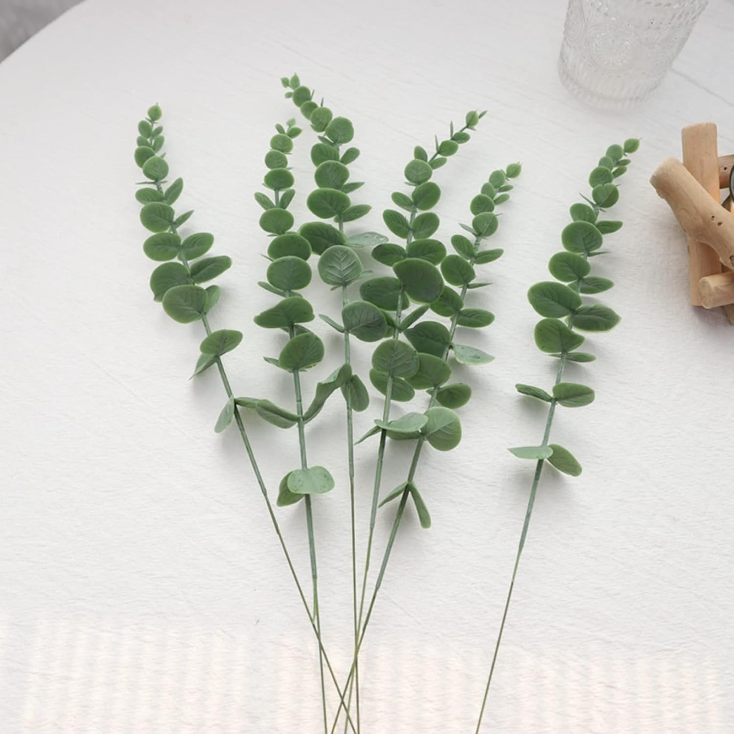 ユーカリ ins 北欧風 造花 枯れない花 人工観葉植物 ドライフラワー フラワーアレンジメント インテリア 部屋 喫茶店 リビング テーブル台 置物 飾る 撮影道具 おしゃれ|IKYUWA店