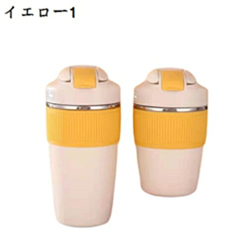 魔法瓶 水筒 350ml ワンタッチオープン コーヒーカップ 可愛い ステンレス 保温 保冷 蓋付き 直飲み 真空断熱 コーヒー 飲料 保温カップ 車載用 アウトドア用 運動 登山 キャンプ 保冷カップ 保温マグカップ