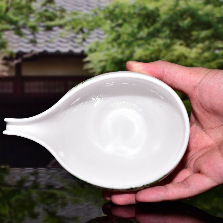 京焼清水焼陶あん色絵付けゆうはり片口枝垂桜
