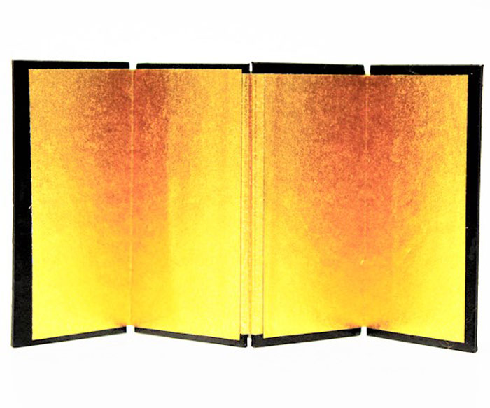 楽天市場】ミニ金屏風 四曲 H11xW7.5cm ひな祭り 雛人形 和小物