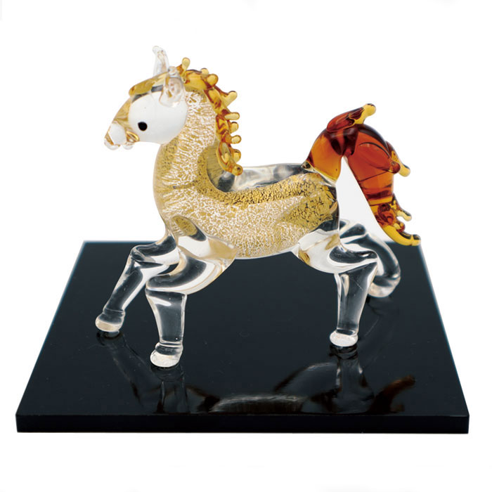 楽天市場】絢爛午 大 / 2026年 令和8年 ガラス製 干支置物 和雑貨