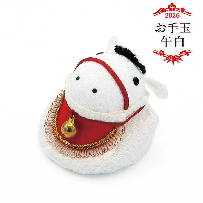 楽天市場】豆親子土鈴 白 NO.1 / 京焼 午年 干支飾り 親子馬 置物