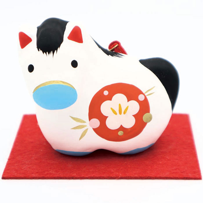 干支飾り 値下げ中 楽天市場】干支 午 置物 馬 うま 2026年/ 染錦招福午(天翔