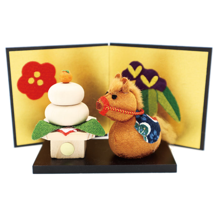 楽天市場】福午 / 午年 干支 ちりめん かわいい置物 和風