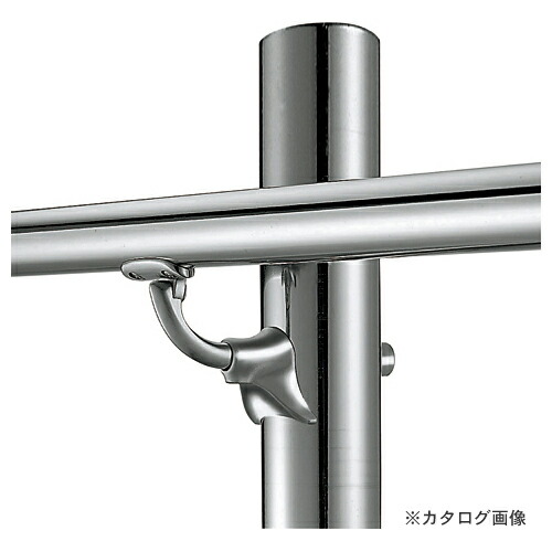 浅野金属工業 V400 自在L型 Pブラケット 半受タイプ (鏡面) φ38 AK41939M