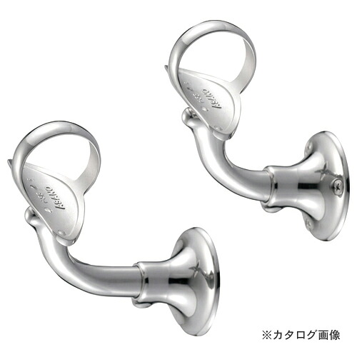 浅野金属工業 V600 自在L型ブラケット 継手タイプ (鏡面・アンカー) φ42.7 AK42365M