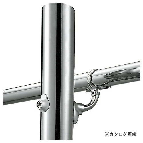 浅野金属工業 V400 自在L型 Pブラケット 継手タイプ (鏡面) φ34 AK41819M