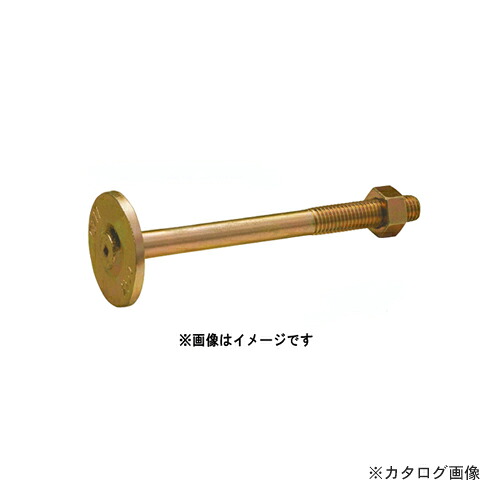 カネシン 座付フラットボルト(バネナット付) (50本入) ZFB-125BN｜KanamonoYaSan ＫＹＳ