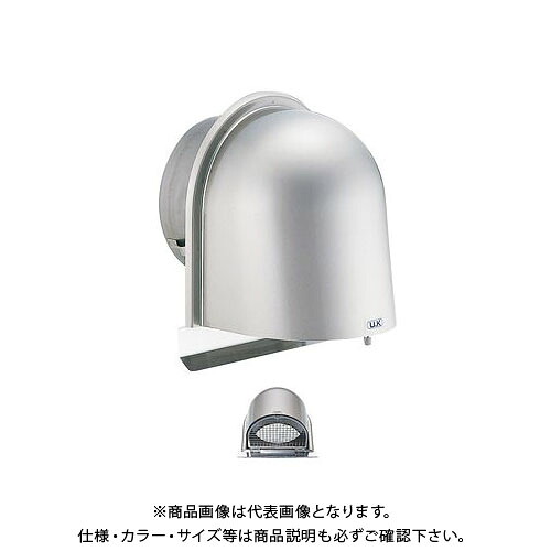 宇佐美実業 U型ボンネット付ガラリ(開閉式) 溶接精神的な統合式(防鳥網とり備える済) φ100 ヘアーライン (24ヶ入) UEV100SK3-HL