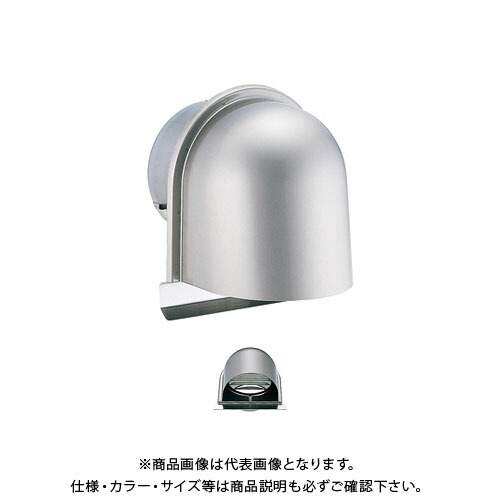 宇佐美工業 U型フード付ガラリ(ワンタッチ取外式) φ100 ヘアーライン (24ヶ入) UZEV100Y-HL