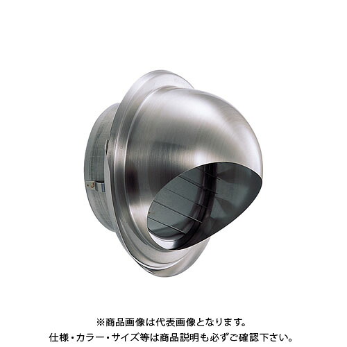 宇佐美工業 丸型フード水切付ガラリ(ビス脱着式) φ150 ヘアーライン (12ヶ入) GZEV150B-HL|KanamonoYaSan KYS
