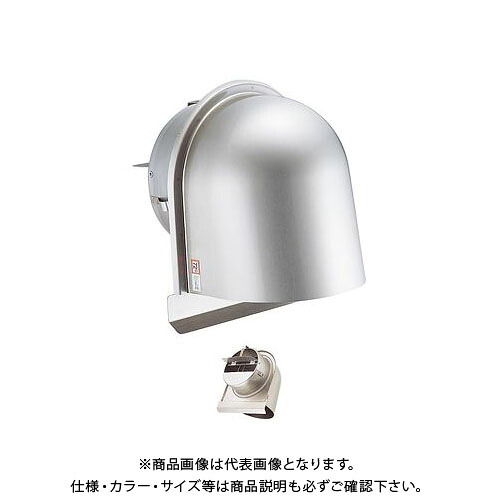 宇佐美加工 U型ボンネット付ガラリ 溶接精神的な統合式 防火ダンパー付 φ100 ヘアーライン (24ヶ入) UGEN100SHD-HL