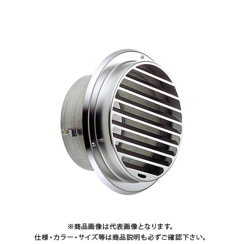 宇佐美産業 丸型ガラリ（内針路） 螺旋釘脱着式 φ150 電解みがき上げる取り計らう (12ヶ入) SBN150B-DK