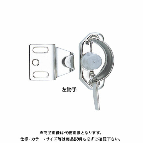 宇佐美製作 クレセント SUS304 木製用 左 しろがね色 (20×15入)
