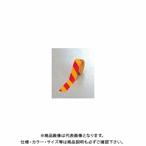 【送料別途】【直送品】安全興業 ダイヤテープ(10M巻)45mm巾 赤/黄 (24入) NRY-45