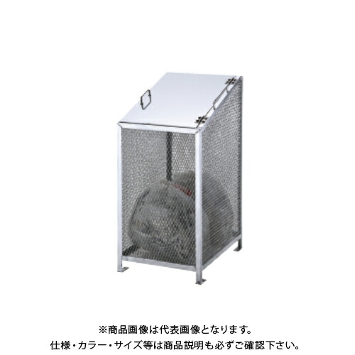 【貨物輸送別途】【直送品】サンカ SANKA 砂ぼこりBOX-Sか細い(メッキ) CS-03 屋外ゴミ収集庫-花・ガーデン・DIY-エクステリア・ガーデンファニチャー