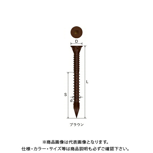【送料別途】【直送品】シネジック SYNEGIC デッキワン+ φ5mm×L90mm (650本入) D5-90B+